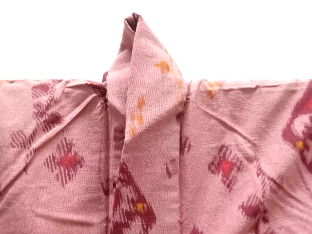  大正ロマン　花菱模様織り出し着物